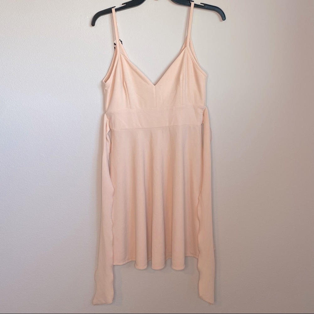 Peach Sun Dress with Back Tie NWOT